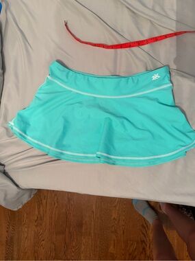 Girls Swim Skirt Teal - Size 16